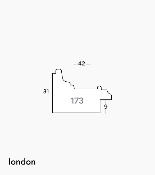London Silver & Black 173/284