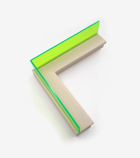 Plexi Lime Wood and Dark Neon Green 1743/1007