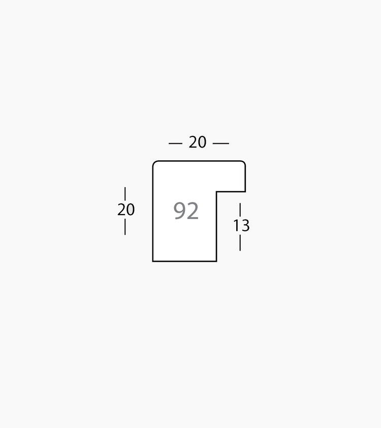 Technical drawing of the moulding