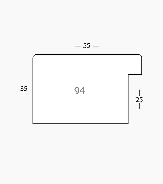 Technical drawing of the moulding