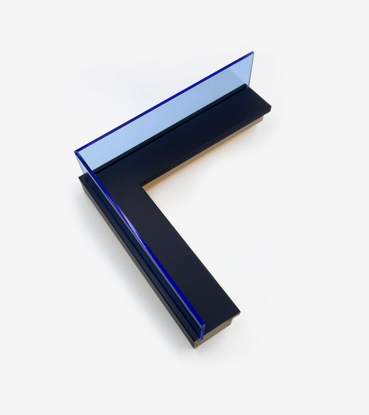 Plexi Black and Neon Blue 1743/1003