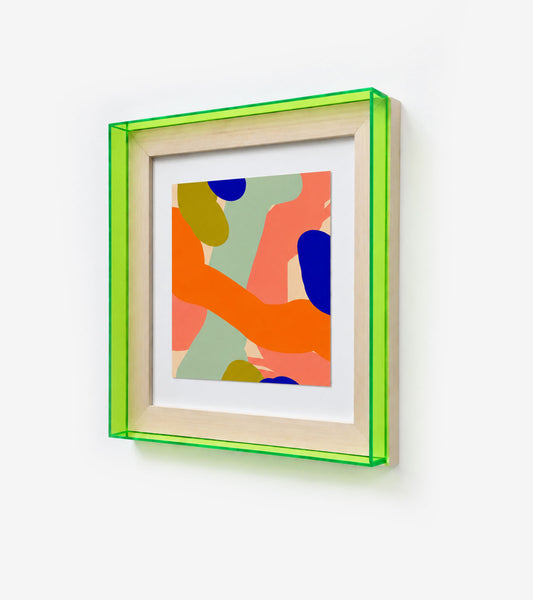 Plexi Lime Wood and Dark Neon Green 1743/1007