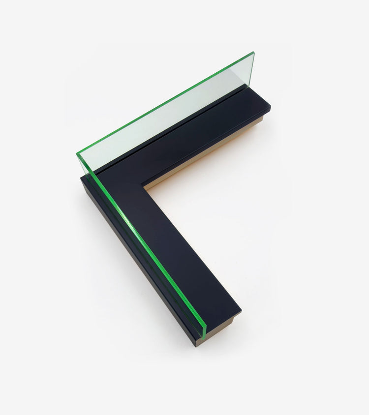 Plexi Black and Aqua Green 1743/1011