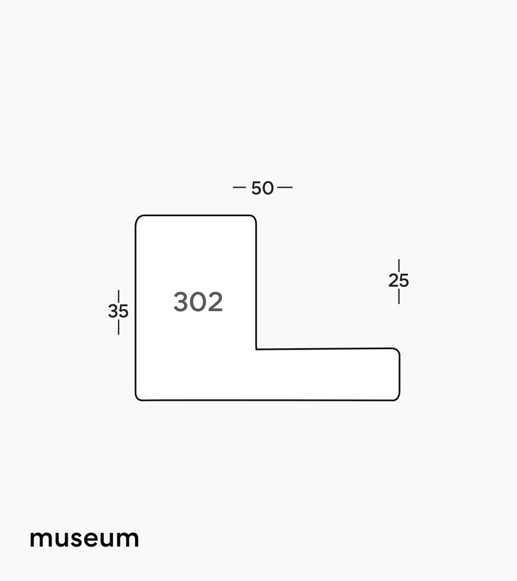 Museum Black Tray Frame 302/72