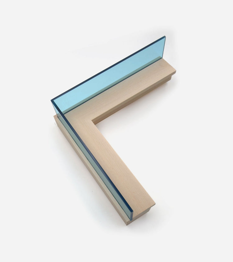 Plexi Lime Wood and Light Blue 1743/1009