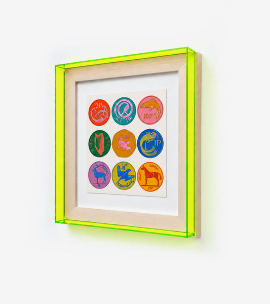 Plexi Lime Wood and Neon Green 1743/1002