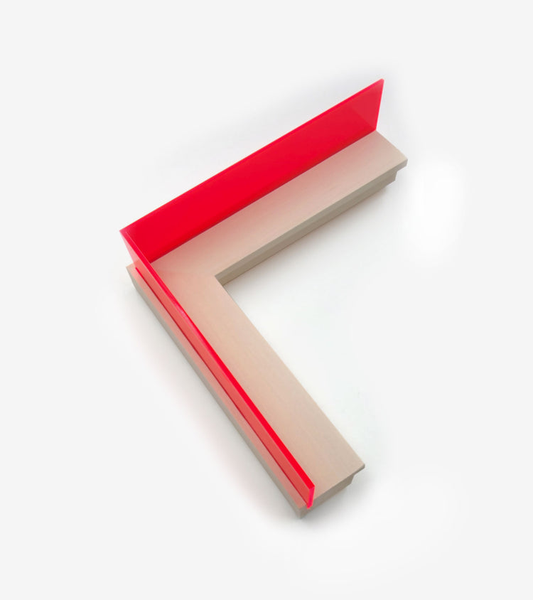 Plexi Lime Wood and Neon Red 1743/1006