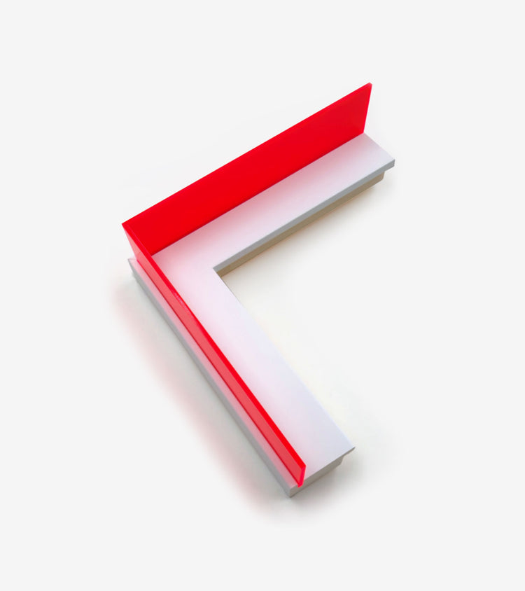 Plexi White and Neon Red 1743/1006