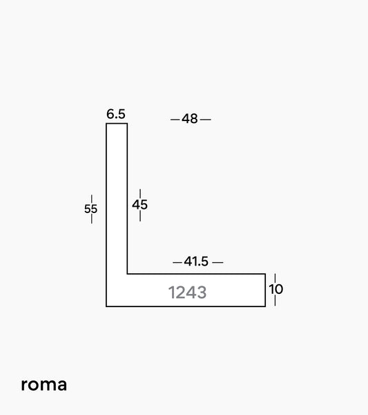 Roma Dark Grey Tray 1243/814