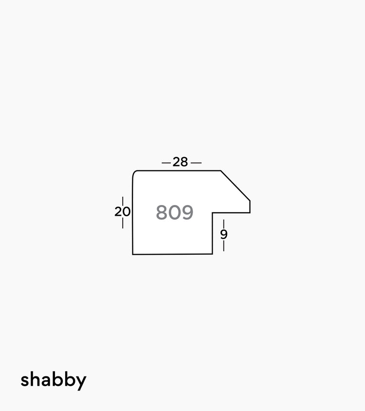 Shabby Black 809/238