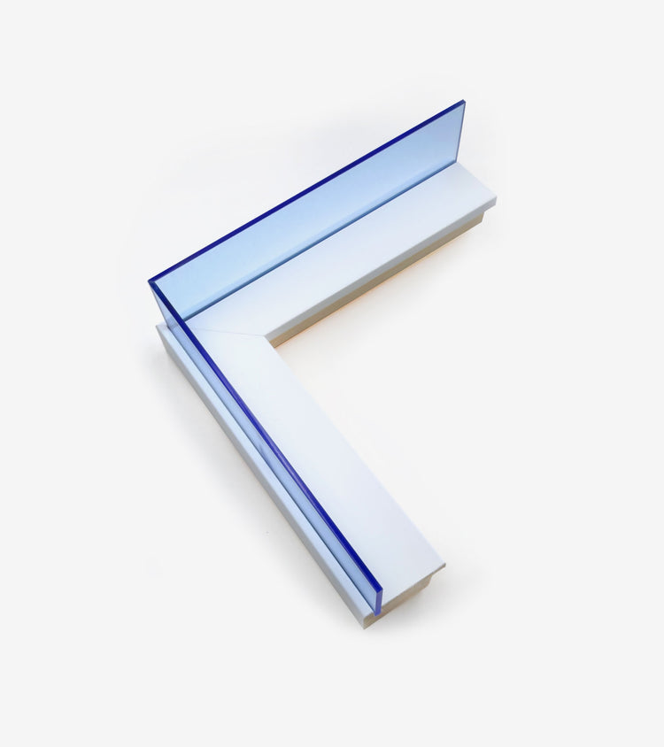 Plexi White and Neon Blue 1743/1003