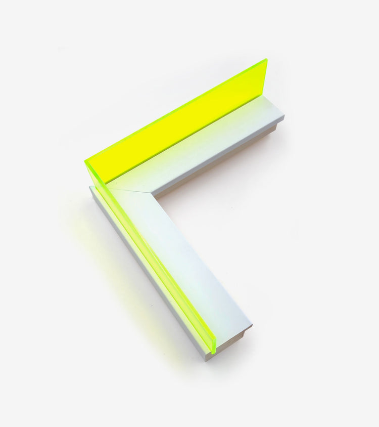 Plexi White and Neon Green 1743/1002